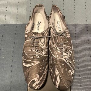 Repetto x Rodarte Marble Lace-up Shoes 42